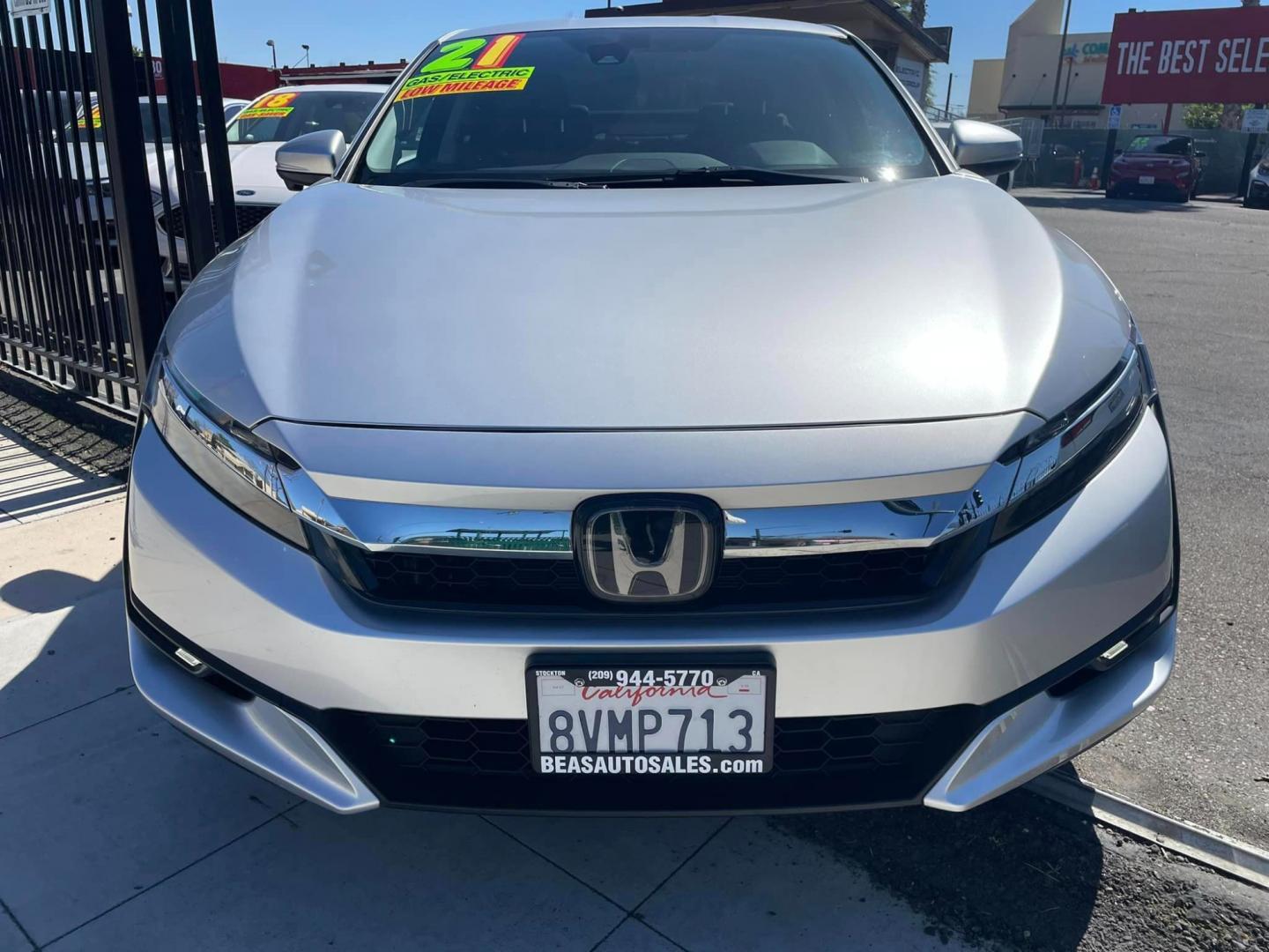 2021 SILVER /BLACK Honda Clarity Plug-In Hybrid (JHMZC5F14MC) with an 1.5L L4 DOHC 16V HYBRID engine, CVT transmission, located at 744 E Miner Ave, Stockton, CA, 95202, (209) 944-5770, 37.956863, -121.282082 - Photo#2